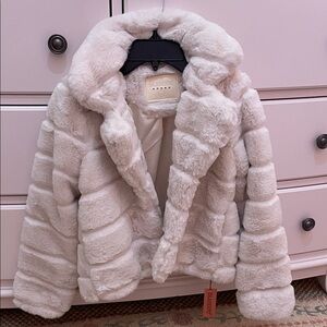 Blank NYC Cream Teddy Jacket